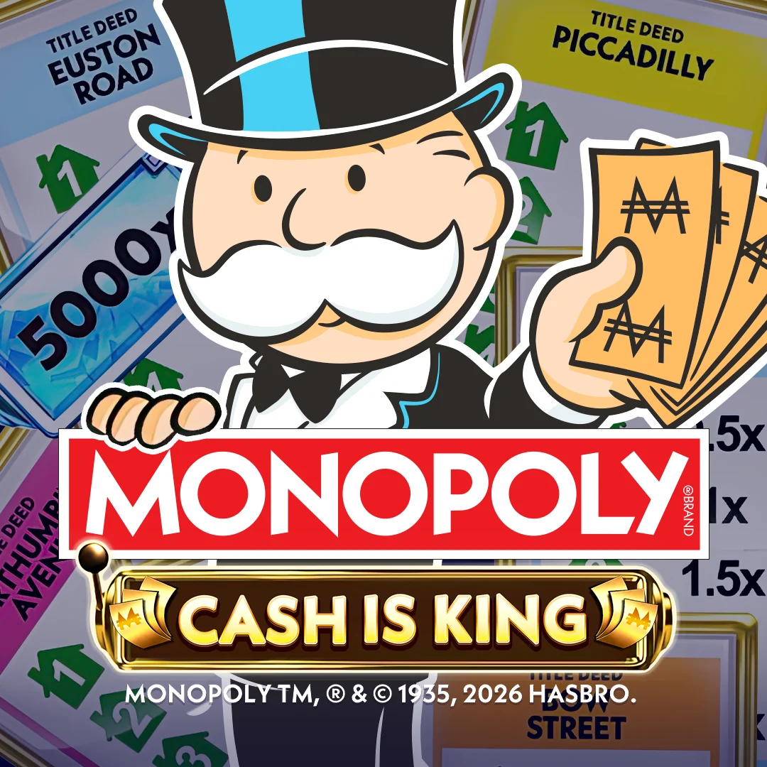 Redtiger : Monopoly Cash Is King - JPMAXWIN188