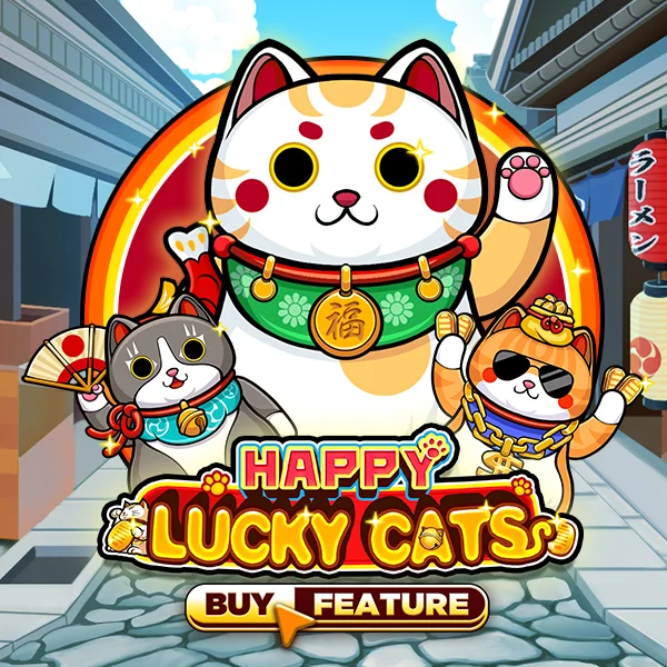 Microgaming : Happy Lucky Cats - JPMAXWIN188