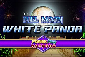 Playtech : Full Moon: White Panda PowerPlay Jackpot - JPMAXWIN188